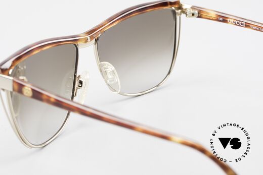 Gucci 2300 Damen Designer Sonnenbrille, Sonnengläser (100%UV) können beliebig ersetzt werden, Passend für Damen
