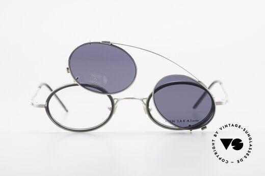 Koh Sakai KS9831 90er Brille Oval Made in Japan, ungetragen (wie alle unsere alten LA + Sabae Brillen), Passend für Herren