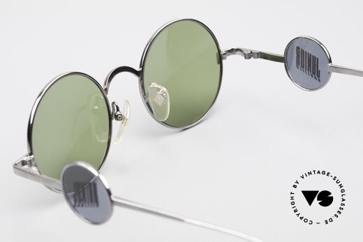 Jean Paul Gaultier 58-0103 4Scheiben Design Seitenblenden, KEINE RETROmode, sondern ein 25 Jahre altes Original, Passend für Herren und Damen