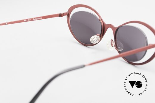 Theo Belgium LuLu Designer Cateye Sonnenbrille, KEINE RETRObrille; ein ca. 20 Jahre altes ORIGINAL, Passend für Damen