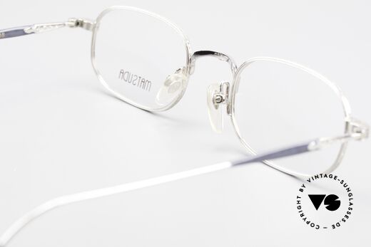 Matsuda 10108 90er Herrenbrille High End, DEMO Gläser können natürlich beliebig ersetzt werden, Passend für Herren