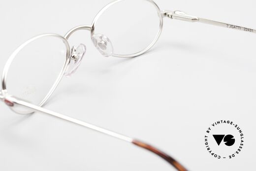 Bugatti 22431 Kleine 90er Vintage Brille, KEINE Retrobrille, sondern ein altes ORIGINAL, Passend für Herren und Damen
