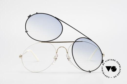 Bugatti 65987 Vintage Brille Mit Sonnenclip, ungetragen (wie alle unsere Bugatti Fassungen), Passend für Herren