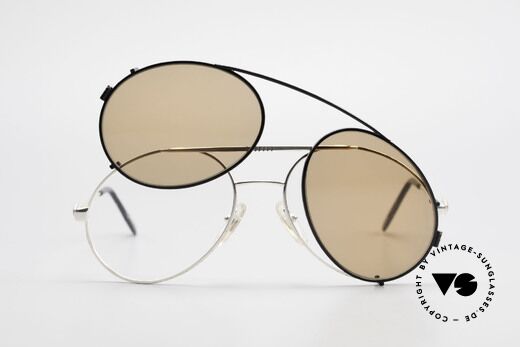 Bugatti 65996 Vintage Brille Mit Sonnenclip, ungetragen (wie alle unsere Bugatti Fassungen), Passend für Herren