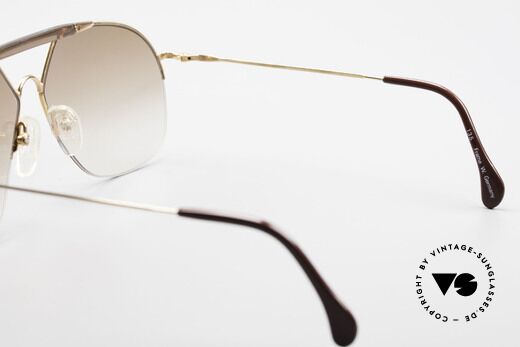 Alpina TR8 Halb Randlose Aviatorbrille, KEINE Retrosonnenbrille, ein 80er vintage Original, Passend für Herren