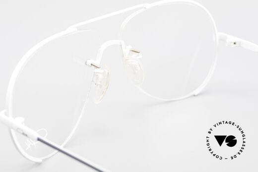 Cazal 723 80er Pilotenbrille Randlos, Fassung ist für optische Gläser gemacht; L 60/13, Passend für Herren