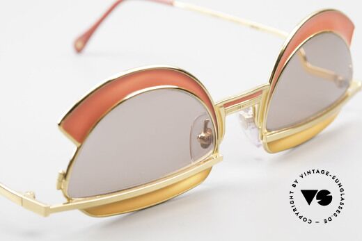 Casanova Arché 5 Limited 80er Kunstsonnenbrille, ungetragene vintage Rarität; kostbares Sammlerstück, Passend für Damen