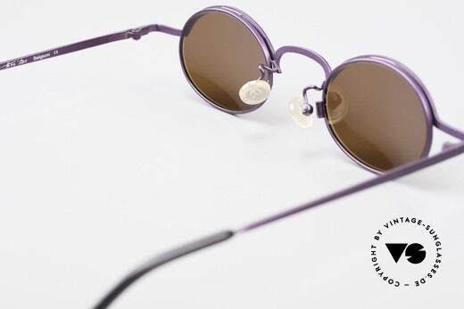 Theo Belgium San 90er Designer Sonnenbrille, sozusagen: VINTAGE Sonnenbrille mit Symbol-Charakter, Passend für Damen