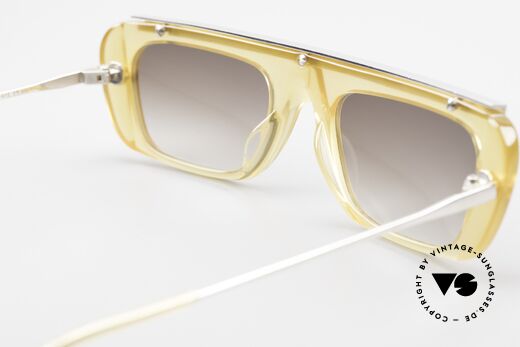 Jean Paul Gaultier 55-0771 Markante 90er Sonnenbrille, die Fassung kann natürlich beliebig verglast werden, Passend für Herren und Damen