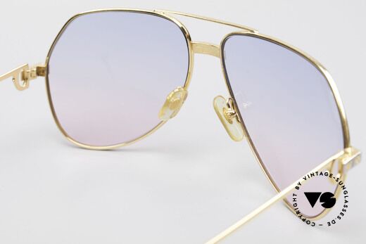Cartier Vendome Santos - L Rare Luxus Sonnenbrille 80er, ungetragene Rarität mit vollständiger Cartier Verpackung, Passend für Herren