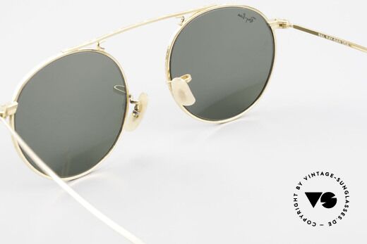 Ray Ban Vintage Round 90er Bausch&Lomb USA Brille, orig. Name: Vintage Round, gold, W1697, G-15, 45mm, Passend für Herren und Damen