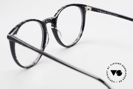 Alain Mikli 901 / 299 Panto Brille Schwarz Kristall, die Fassung ist beliebig verglasbar (optisch / Sonne), Passend für Herren und Damen