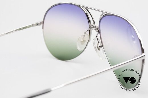 Porsche 5627 Nylor Aviator Sonnenbrille, originelle dreifach Verlauf Sonnengläser; 100% UV, Passend für Herren