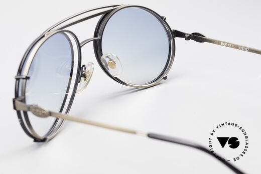 Bugatti 65282 Vintage Brille Mit Vorhänger, ungetragen (wie alle unsere Bugatti Fassungen), Passend für Herren