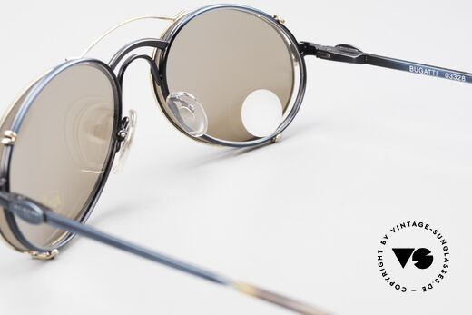 Bugatti 03328 Clip On Herrensonnenbrille, die Fassung kann natürlich beliebig verglast werden, Passend für Herren