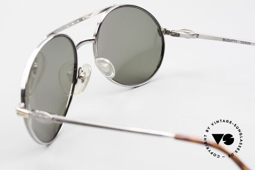 Bugatti 02926 80er Large Sonnenbrille Herren, KEINE Retromode, sondern ein kostbares altes Original, Passend für Herren