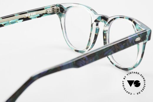 Alain Mikli 903 / 688 Panto Brille 80er Gemustert, KEINE Retromode, sondern ein altes Mikli-Original, Passend für Herren und Damen