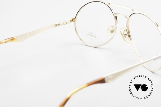 Bugatti 11948 Vergoldete Luxusbrille XL 80er, Größe: large, Passend für Herren