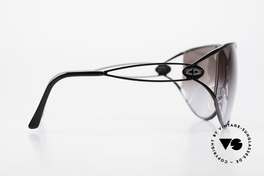 Christian Dior 2345 Damen Designersonnenbrille, Sonnengläser in grau-Verlauf; 100% UV Protection, Passend für Damen