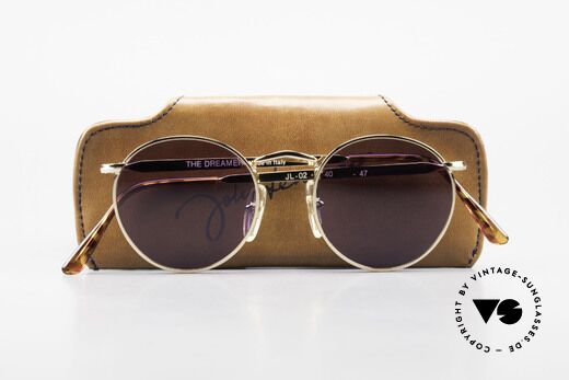 John Lennon - The Dreamer Sehr Kleine Panto Sonnenbrille, ungetragen (wie alle unsere "Hippie-Sonnenbrillen"), Passend für Herren und Damen