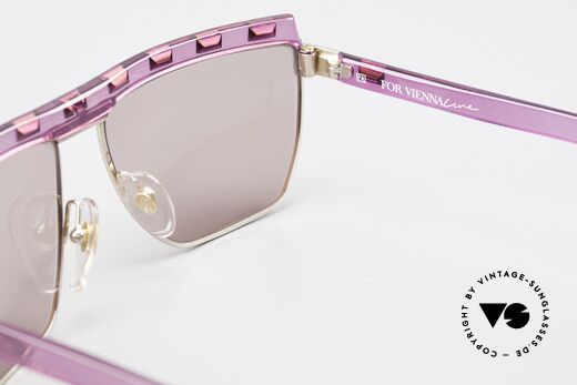 Paloma Picasso 3706 Damen Sonnenbrille Pink Strass, KEINE Retrosonnenbrille; eine 30 Jahre alte Rarität, Passend für Damen