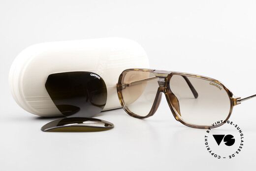 Carrera 5416 80er Brille Mit Wechselgläsern, KEINE Retrosonnenbrille, 100% vintage ORIGINAL, Passend für Herren