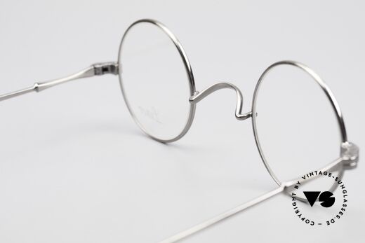 Lunor II 12 Kleine Runde Luxus Brille, diese Qualitätsfassung kann beliebig verglast werden, Passend für Herren und Damen