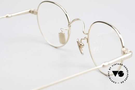 Lunor V 107 Metallbrille Herren Vergoldet, Größe: medium, Passend für Herren