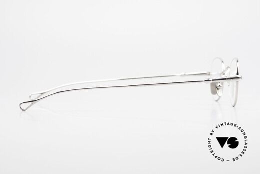 Lunor V 103 Zeitlose Vintage Brille Platin, natürlich ungetragen (sehr leichte Titanium-Pads), Passend für Herren und Damen