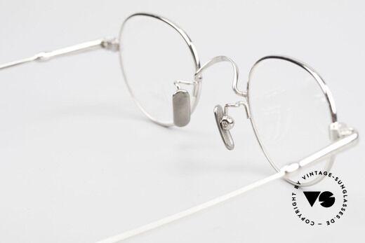 Lunor V 103 Zeitlose Vintage Brille Platin, Größe: small, Passend für Herren und Damen