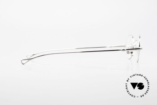 Lunor V 100 Ovale Vintage Lunor Brille, natürlich ungetragen und mit den Titan-Nasenpads, Passend für Herren und Damen
