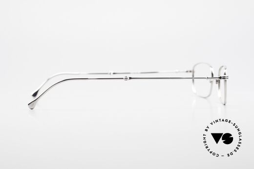 Lunor XXV Folding 01 Faltbare Lunor Brille Unisex, kostbare, veredelte Fassung (faltbar), platin-plattiert, Passend für Herren und Damen