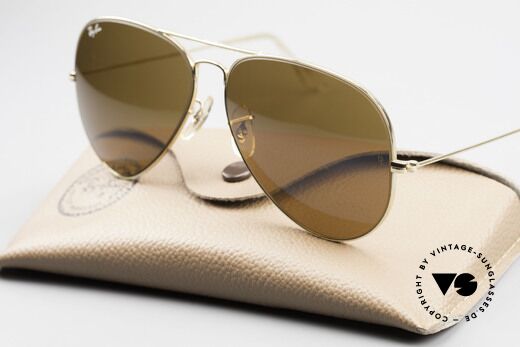 Ray Ban Large Metal II Alte B&L USA Sonnenbrille, ungetragen (wie alle unsere vintage 80er Brillen), Passend für Herren Ray Ban Large Metal II Alte B&L USA Sonnenbrille, ungetragen (wie alle unsere vintage 80er Brillen), Passend für Herren
