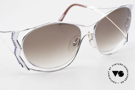 Paloma Picasso 3707 90er Strass-Sonnenbrille Capri, KEINE retro Sonnenbrille; ein vintage 90er Original, Passend für Damen