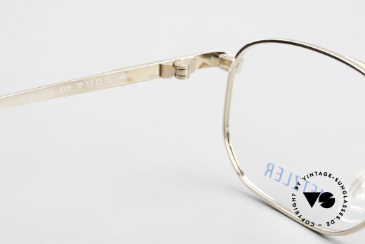 Metzler 1678 Vintage Herrenbrille 90er Titan, Fassung ist beliebig verglasbar (optisch / Sonne), Passend für Herren