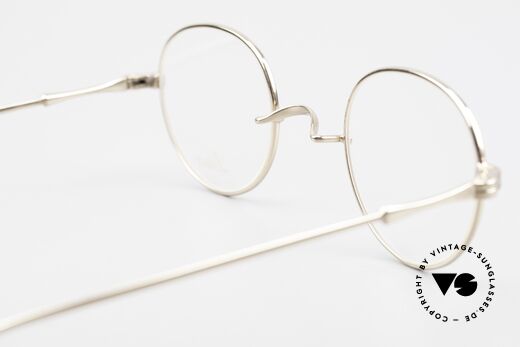 Lunor II 22 Vintage Brille Vergoldet Panto, Größe: medium, Passend für Herren und Damen
