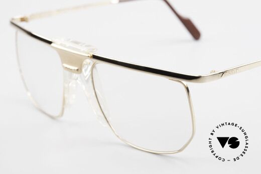 Alpina PSO 905 Vintage Brille Mit Sattelsteg, die orig. Demogläser können beliebig ersetzt werden, Passend für Herren