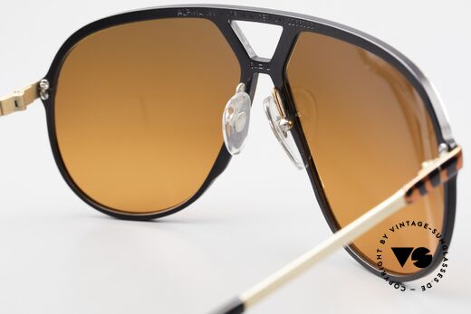 Alpina M1 80er Brille Customized Edition, ungetragenes Sammlerstück (inkl. BVLGARI Etui), Passend für Herren