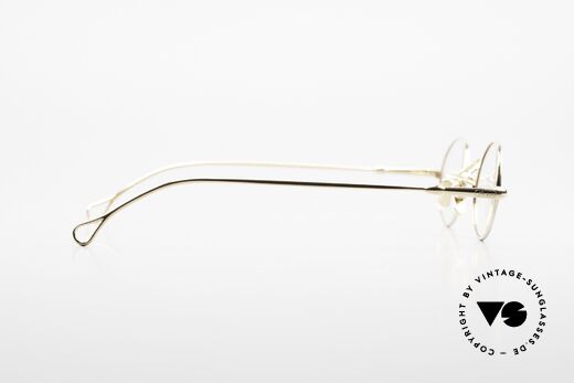 Lunor V 100 Ovale Lunor Brille Bicolor, ein Klassiker: natürlich für optische Gläser gemacht, Passend für Herren und Damen
