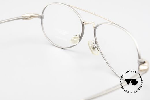 Aston Martin AM49 Titanium Brille Aviator Style, KEINE Retro-Designbrille; sondern ein 90er Jahre Original, Passend für Herren