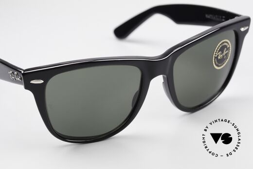 Ray Ban Wayfarer II JFK USA Vintage Sonnenbrille, original 80er Jahre Ware, KEINE Retrobrille!, Passend für Herren