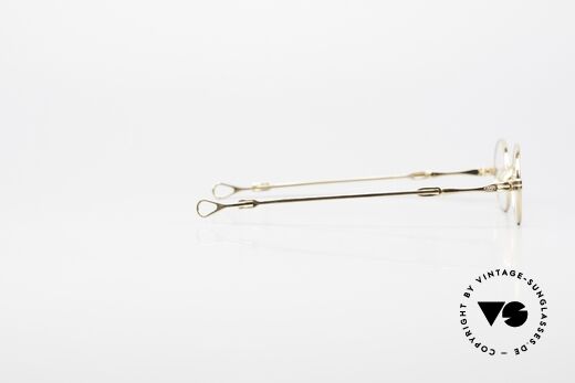 Lunor I 04 Telescopic XS Brille Oval Teleskop Gold, Größe: extra small, Passend für Herren und Damen