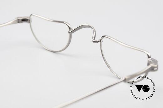Lunor II 07 Zeitlose Unisex Lesebrille, klassische, zeitlose vintage Brille in ANTIK-SILBER, Passend für Herren und Damen