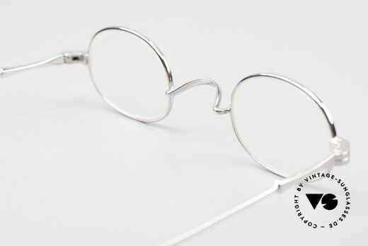 Lunor II 08 Kleine Ovale Brille Platin, KLEINE OVALE Größe 40/25; PP = PLATIN-plattiert, Passend für Herren und Damen