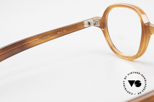 Lunor A50 Runde Acetatbrille Panto Stil, DEMOgläser sollten durch optische ersetzt werden, Passend für Herren und Damen