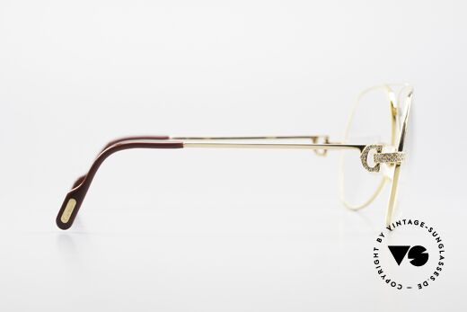 Cartier Grand Pavage Diamanten Brille 18kt Echtgold, diese einmalige Luxusbrille steht NICHT ZUM VERKAUF!, Passend für Herren