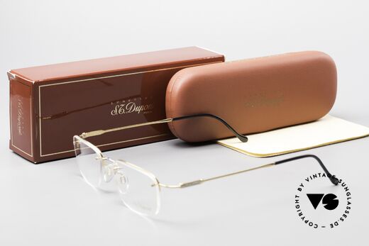S.T. Dupont D523 Randlose Brille 2000er Avance, KEINE RETRObrille; ein kostbares 2000er ORIGINAL!, Passend für Herren und Damen