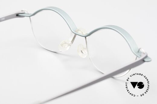 ProDesign No25 Gail Spence Aluminium Brille, KEINE Retrobrille; ein altes Original mit Hartetui, Passend für Herren und Damen