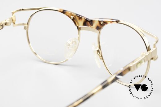 Cazal 244 90er Vintage Brille Panto Stil, die DEMO-Gläser können beliebig ersetzt werden, Passend für Herren und Damen