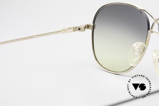 Cazal 728 Designer Piloten Sonnenbrille, KEINE Retrobrille; ein ca. 30 Jahre altes Original, Passend für Herren und Damen